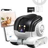 Pet Camera, 1080P Movable Robot Pet Cam Indoor with Phone APP, Security Camera for Home, Upgrade Wireless Dog/Cat/Baby Monitor WiFi Version & 32G SD Card, 2-Way Talk, Night Vision, Motion Detection