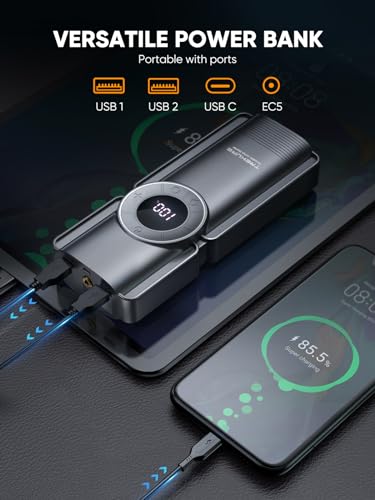 Trekure BETA01 Portable Car Jump Starter With Air Compressor, Trekure 150Psi 3000A Car Battery Jump Starter Battery Pack thumb #3