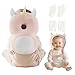 Fortella Baby Head Protector Backpack with Socks and Knee Pads Owl and Unicorn