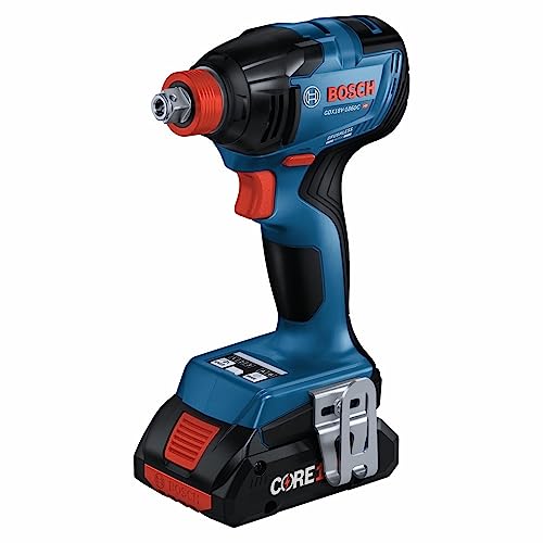 Bosch GXL18V-227B25 18V 2-Tool Combo Kit with Connected-Ready Two-In-One 1/4 In. Bit/Socket Impact Driver/Wrench, 1/2 In. Hammer Drill/Driver and (2) CORE18V® 4 Ah Advanced Power Batteries - image 5