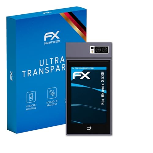 Akuvox S539 lámina protectora de pantalla transparente atFoliX FX film antiarañazos