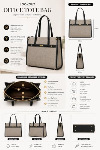 Image of Women office Tote bag | Spacious Tote