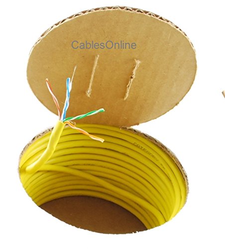 Cable Ethernet Cat5e UTP 250 pies con conector RJ45 amarillo miniatura 3
