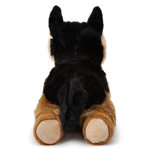 Zappi Co Deutscher Schäferhund Plüschhund (28 cm) - Treuer, Kuscheliger Hund, Umweltfreundlich, Perfekt für verspielte Kinder, Recyceltes Material