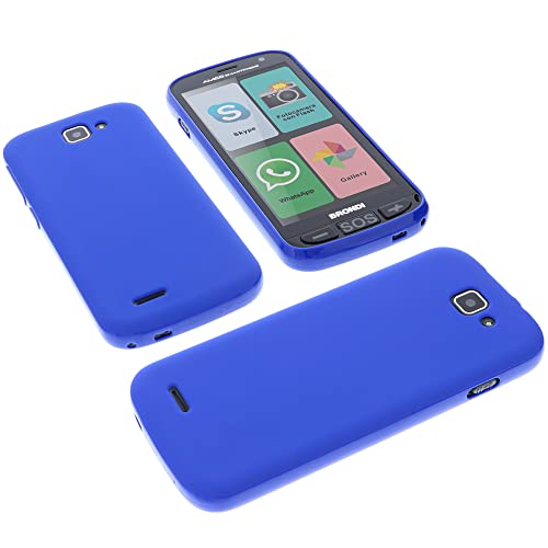 Custodia Compatibile con cellulari Brondi Amico Smartphone + Cover in Gomma di Colore tpu