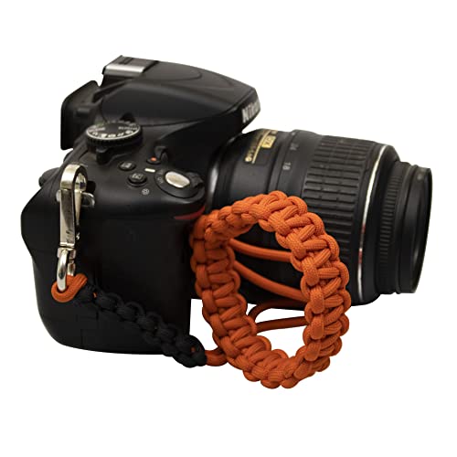 Image of Paracord Wrist | Camera Strap for Robust Hand Grip To Hold All DSLR Camera | Heavy gear | Binocular -Alloy camera strap