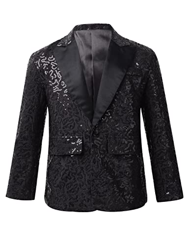 Blazer sequin garçon haut de gamme smoking de cérémonie raffiné
