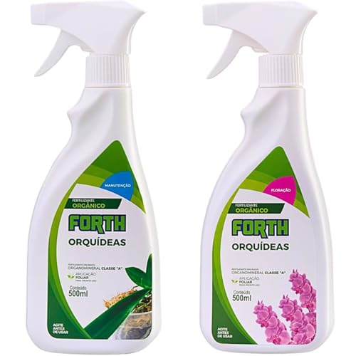Kit Fertilizantes Forth Orquídeas Manutenção e Floração 500ml Pro...