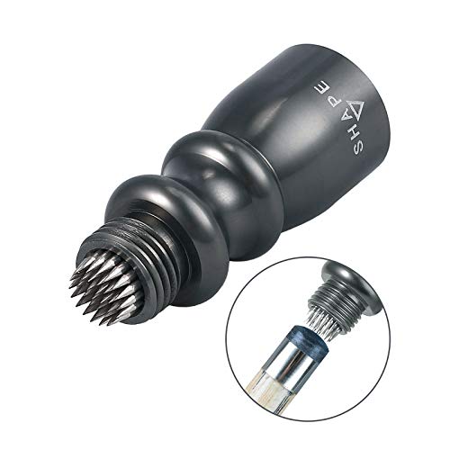 AMTOVL 3 in 1 Snooker Pool Cue Tip Tool Billiard Cue Accessories Shaper/Scuffer/Aerator - Grey