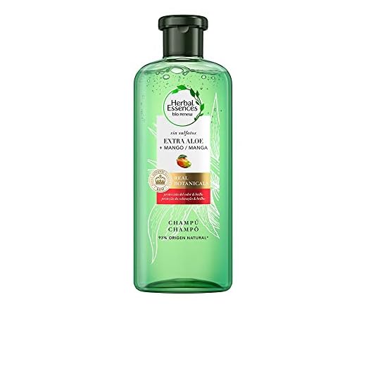Champús ecológicos para no dañar mi cabello 8 Herbal Essences Champú Bio: Renew sin Sulfatos con Aloe Intenso Y Mango, en Colaboración el Royal Botanic Gardens de KEW, 380ml