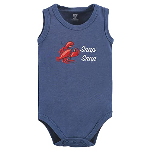 Image of Hudson Baby Unisex Baby Cotton Sleeveless Bodysuits