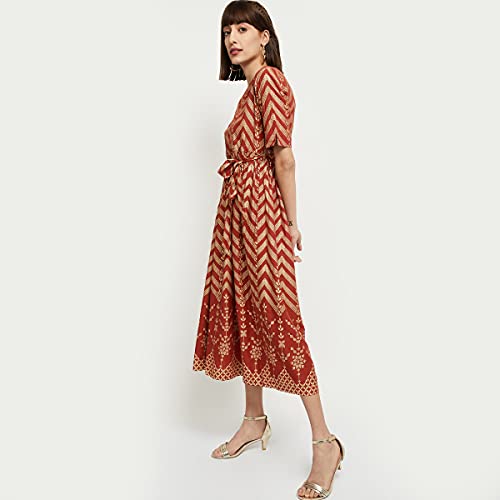 Image of Max Women's Rayon Shirt Maxi Dress