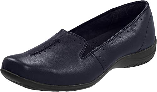 Easy Street Women's Purpose Slip-on Shoes,Navy Tumbled,5 M US