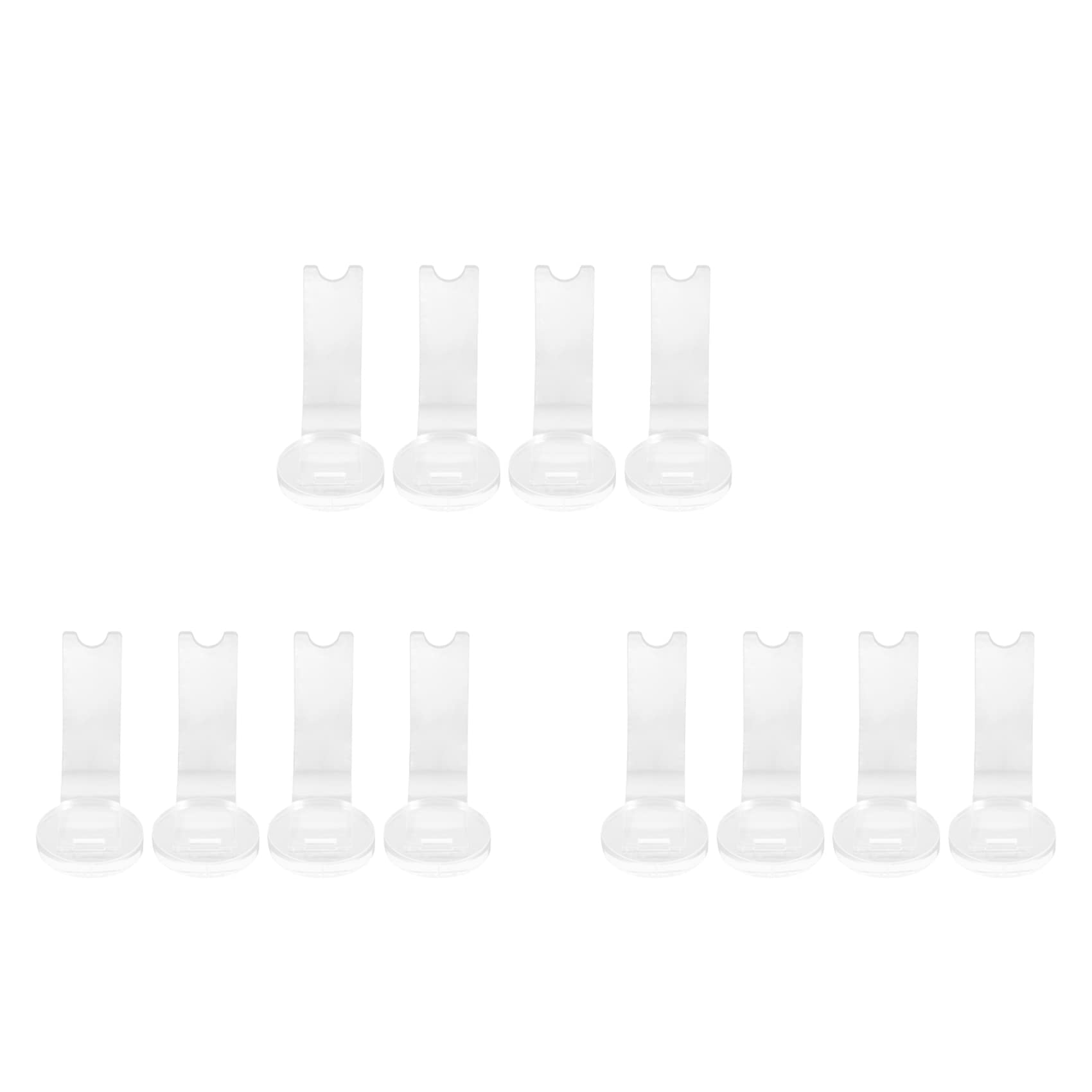 Jnchdghwa 12Pc Acrylic Electronic Pen Holder Pencil Display Stand Fountain Pen Ballpoint Pen Clear Stand Display Rack Organizer