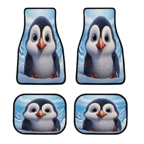 Tapis de sol voiture pingouin pour des trajets quotidiens propres et stylés en famille