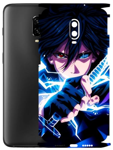 Image of AtOdds - Full Body Back Screen Guard Protector Film - Lamination Wrap Skin Sticker Compatible with ONEPLUS 6T | Scratchproof Matte Finish (Anime 42)