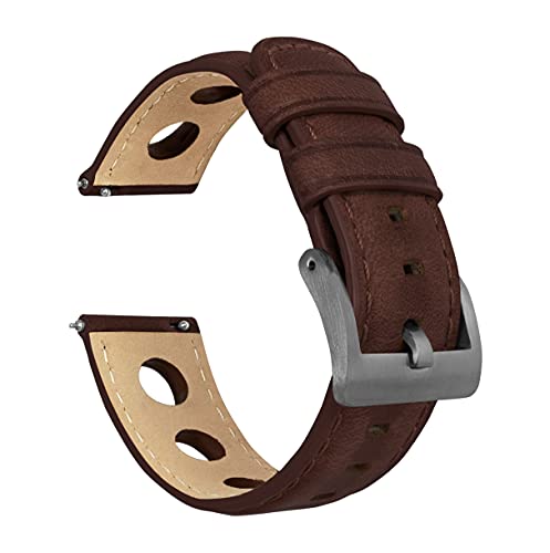 Image of Barton Racing & Rally Horween Leather Straps with Integrated Quick Release Spring Bars - Watch Bands