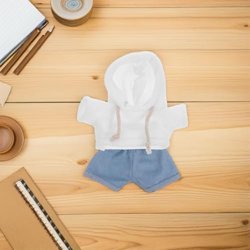 Toddmomy Plüschpuppen-Kleidungsset Mit Kapuzenpullover Und Hose Für Kuscheltiere 30Cm Puppenkleidung Für Kinder Zum Spielen Und Anziehen