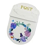 Caratteristiche installazione senza sforzo con fori preforati e uso versatile come contenitore decorativo per posta, piante o attrezzi da giardino.