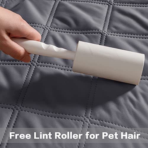 Yeenis Soft-Feeling Bench Seat Cover For Dogs, Back Seat Protector, Waterproof And Washable Fits For Most Cars, Trucks And Suvs (Grey) #TOP6