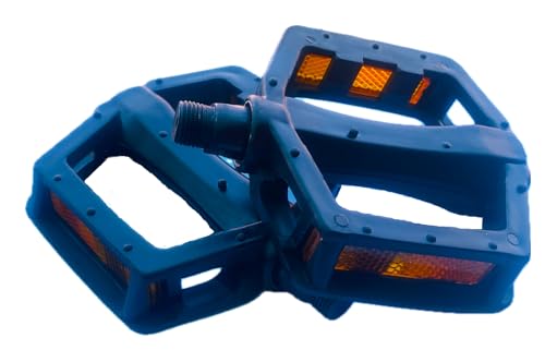 Image of Ilsha ABS Plastic (Strong) Cycle Bicycle Pedal Set MTB Mountain Senior Ranger Bikes Free Size Good Design with Anti-Slip Pins.