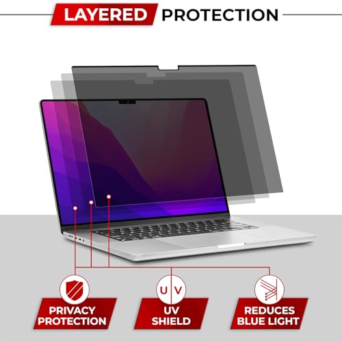 SightPro Magnetic Privacy Screen for MacBook Pro 13 Inch (2016, 2017, 2018, 2019) | Laptop Privacy Filter and Anti-Glare Protector