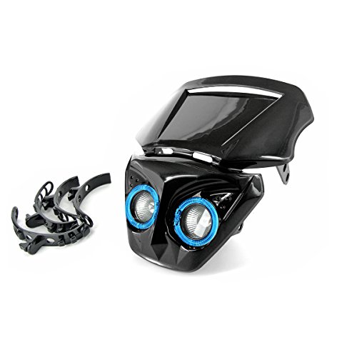 TNTTU Tête de Fourche Transformer Halogènes et LED, Noir