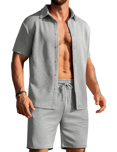 Chemise et short d'été homme URRU pour vos journées de plage