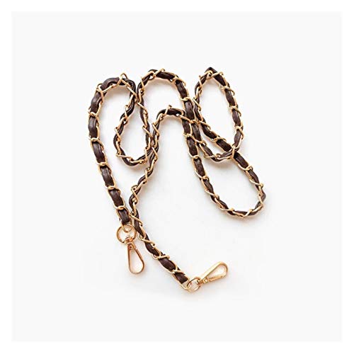 Correa de cadena de bolso 120 cm DIY Cadena de metal para bolsas Accesorios de correa para bolsa Bolsa de hombro desmontable Correa Correa de cuero Bolso de mano Cadena de metal Utilizado para la fabr Cover