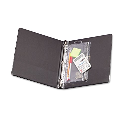 Oxford 68504 Zippered Ring Binder Pocket, 10 1/2 X 8, Clear #TOP29