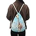 Upetstory Giraffe Backpack Gym Drawstring Bags Cinch Gym Bags Storage Backpacks Lightweight String Bag PE Kit Bag for Outdoor Sports Beach Hiking Swimming Camping