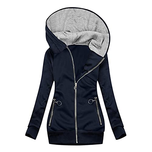EMATOP Damen Hoodie Mit Blumenmuster - Lässiger Kapuzenpullover Streetwear