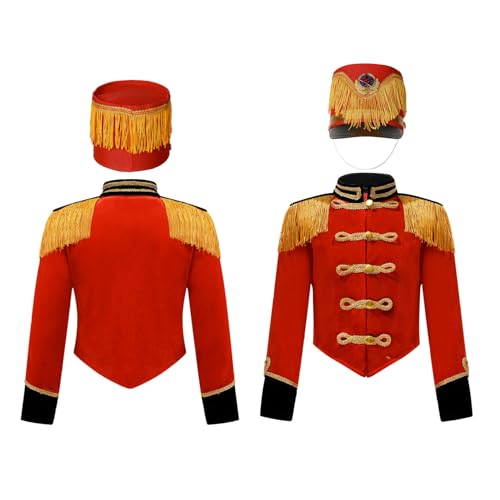 Disfraz completo niño banda militar manga larga miniatura 6
