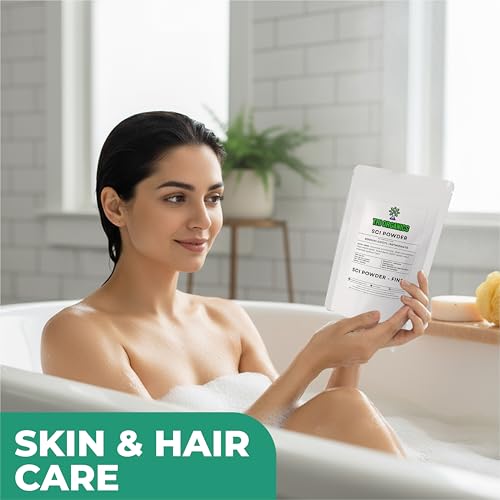 Image of SCI Powder, 100g | Sodium Cocyl Isethionate | Baby Shampoos, Mild Shampoos, Soap bars, Body wash, DIY personal care products, Mild surfactant, EXCELLENT FOAMING - 100gms