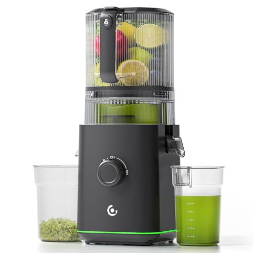 Image of Cold Press Juicer, 3-in-1 Juicer Machines with 6.5 inch Large Feed Chute for Whole Fruits & Vegetables, 100oz Large Capacity for Family Use, Makes Juice, Nut Milk & Sorbet