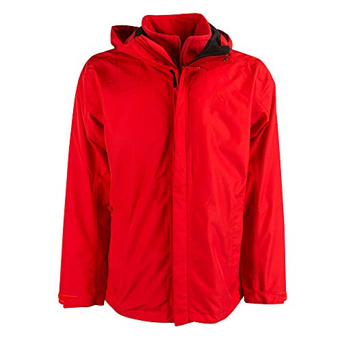 Schöffel 3-in-1 Turin1 jacket, windproof and waterproof winter jacket with removable zip fleece jacket, warm rain jacket for men