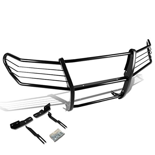 Image of DNA MOTORING GRILL-G-066-BK Black Front Bumper Brush Grille Guard Compatible with 08-15 Land Cruiser