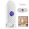 Mini dehumidificador reutilizable a doble cara antiflaming visible pequeño deshumidificador con titular deshumidificador de ABS para el armario de equipaje de estantería para Navidad