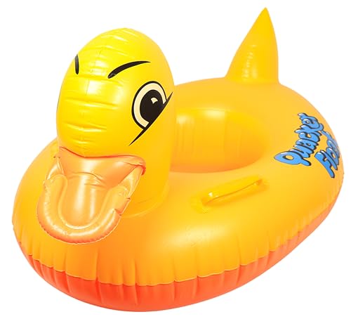 Image of Airavat Floats for Pool, Inflatable Pool Floats Swimming Ring, Swimming Float for Junior, Inflatable Floater, Water Float for Kids Swimming Pool Beach Summer Water Float Party Outdoor (Yellow Duck)