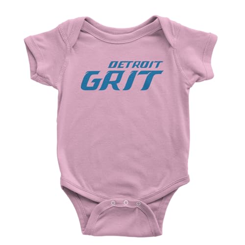 Detroit Grit Football Infant One-Piece Bodysuit, Soft Cotton