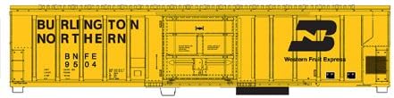 Intermountain Railway N Scale R-70-20 Reefer, BNFE/ BN Yellow