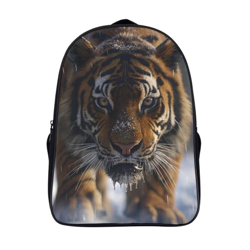Mochila niño 3D resistente al agua para guardería y preescolar con correa de seguridad Tiger