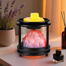 Wax Melt Warmer - Wax Warmer for Scented Wax, 3-in-1 Electric Candle Wax Melter Oil Burner Campfire Wax Warmers, Fragrance Warmer for Home Office Bedroom Gifts & Decor Copper Colorful, Coral Shell