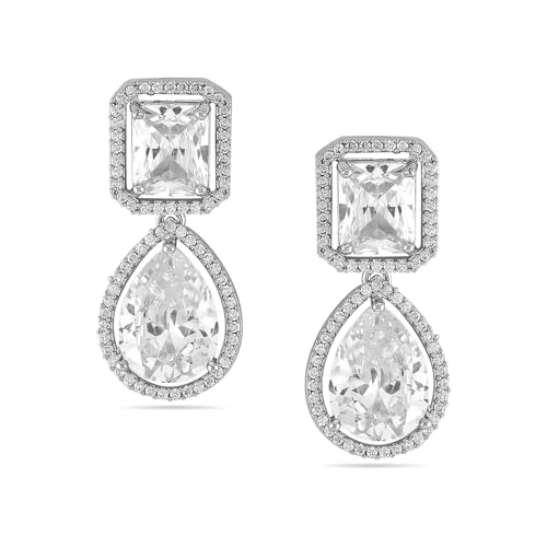Image of Rubans Demi Fine Stainless Steel Stud Earrings Daily Gift for Women & Girls