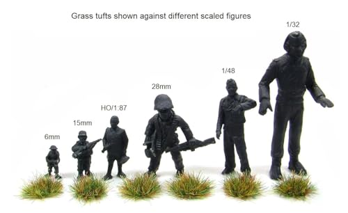 Warpainter scenics 6mm Rough. Model Grass Static Tufts x117 self adhesive - Image 2