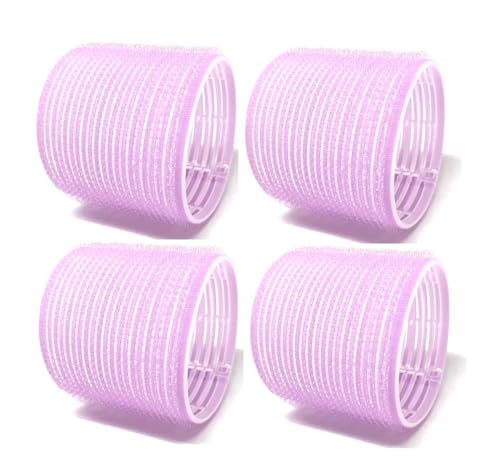 X-Large Self-Stick Hair Grip Curlers Rollers 4 Pack