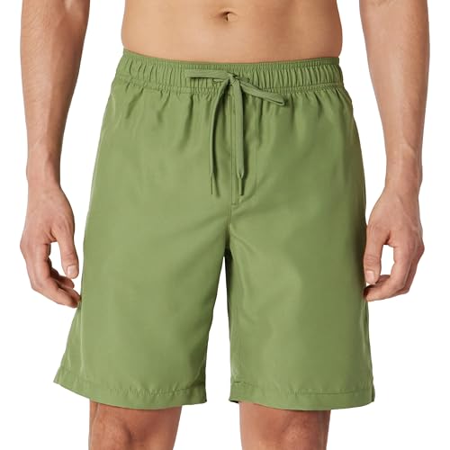 Image of Amazon Essentials Men's 9 inch Swim Trunks with Mesh Lining, Pockets, Drawstring Closure