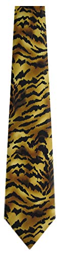 BUYYOURTIES Boys tiger Print Necktie