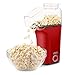 DASH Fresh Pop Popcorn Maker - Oil-Free, Air Popcorn Popper - With Measuring Cup & Recipe Guide - Perfect for Movie Nights - 16 Cups, Red