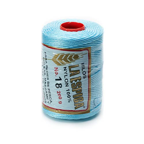 Image of Espiga No.18-100% Nylon Omega String Cord for Knitting and Crochet - 23 Aqua